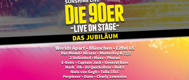 Event-Image for 'SUNSHINE LIVE - Die 90er Live on Stage - Das Jubiläum'